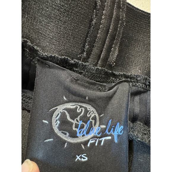 REVOLVE‎ Blue Life Fit - Tied Up Garter Leggings in Jet Black - size XS - Picture 9 of 11